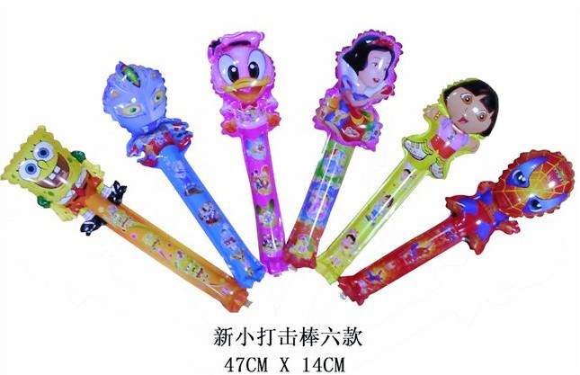 cup and stick balloon, inflate balloon, cartoons balloon, stick balloons