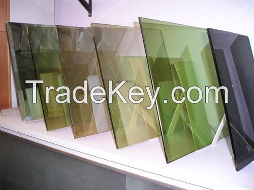 reflective glass, coated glass