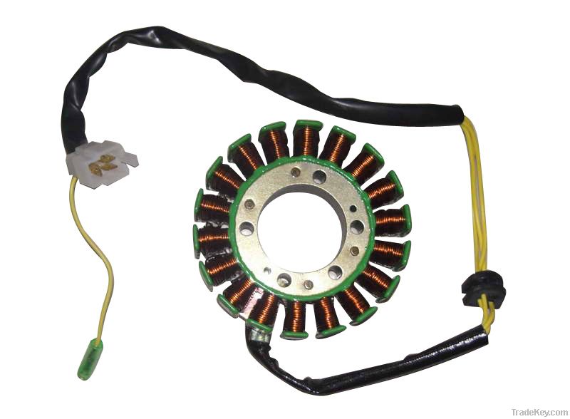 Magneto stator coil