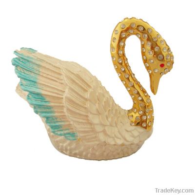 Goose type trinkets for home decoration jewelry box