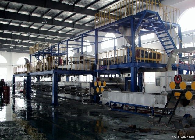 PP STAPLE FIBER ONE STEP PRODUCTION LINE