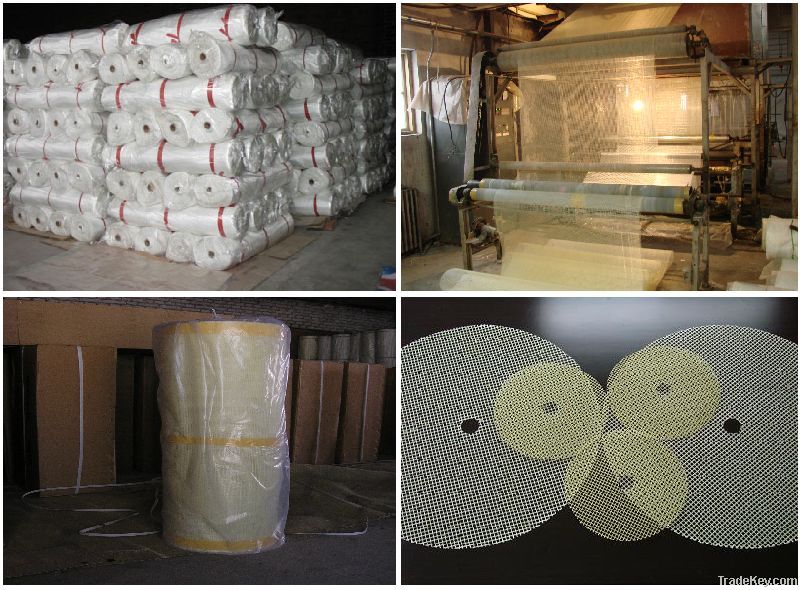 Alkali-resistant fiberglass mesh