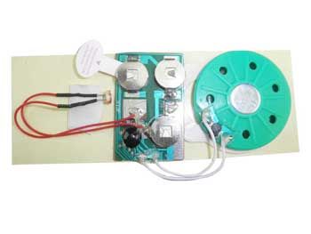 Greeting card sound module