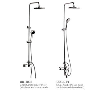 single handle shower mixer(with hose and showerhead)