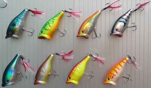 plastic fishing lures