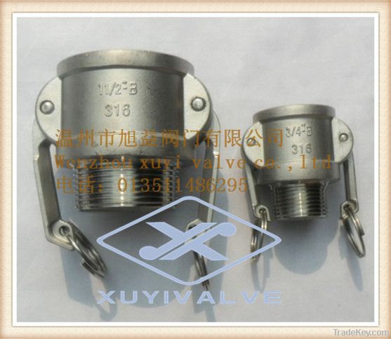 stainless steel camlock couplings B type