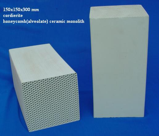 ceramic transfer media for RTO/RCO