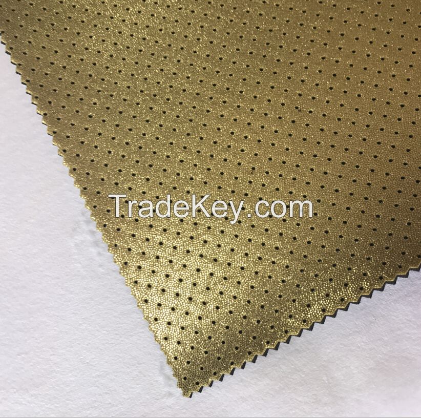 perforated neoprene fabric material with tiny holes for fashion informal bags