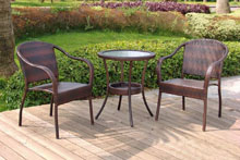 Wicker bistro set