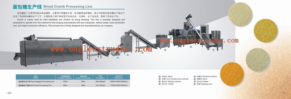 DP70 bread crumbs production line