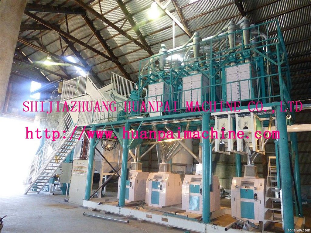 maize flour milling machine, corn flour machinery, wheat processing line