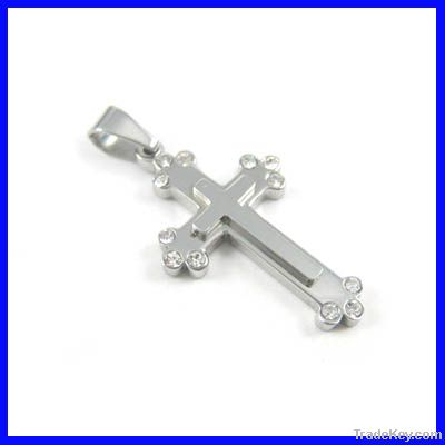 Stainless Steel Cross Pendant Christmas Gift