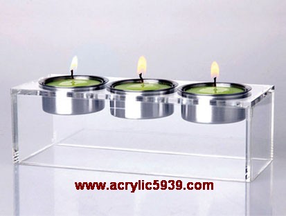 Acrylic Candle Holder