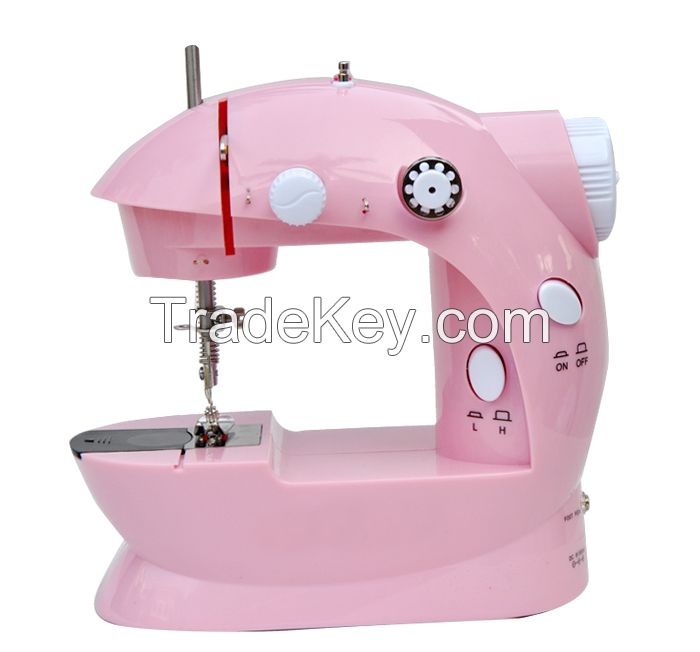 CE/ROHS/CB approval mini manual pink sewing machine FHSM-202