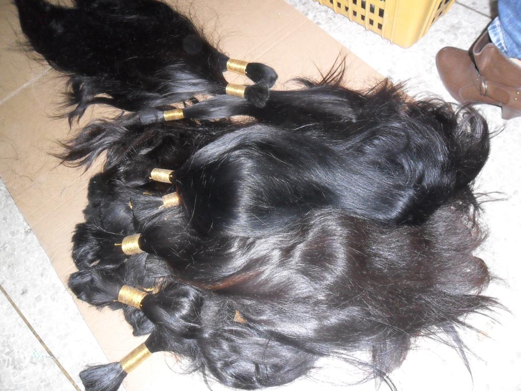 Indian Human hair bulk, Chinese hair bulk, Brazillian hair bulk