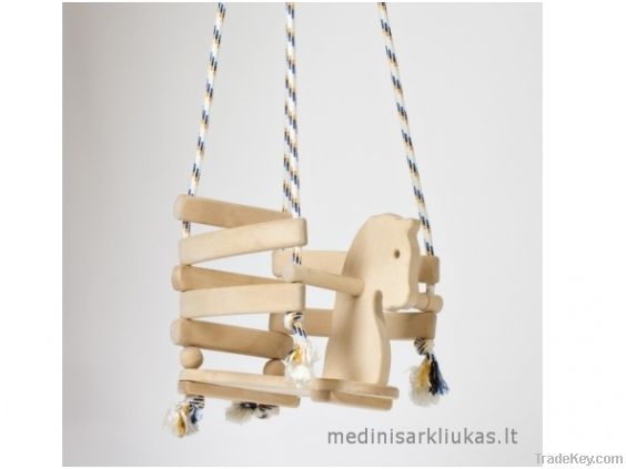 wooden outdoor and indoor eco-friendly handmade swing