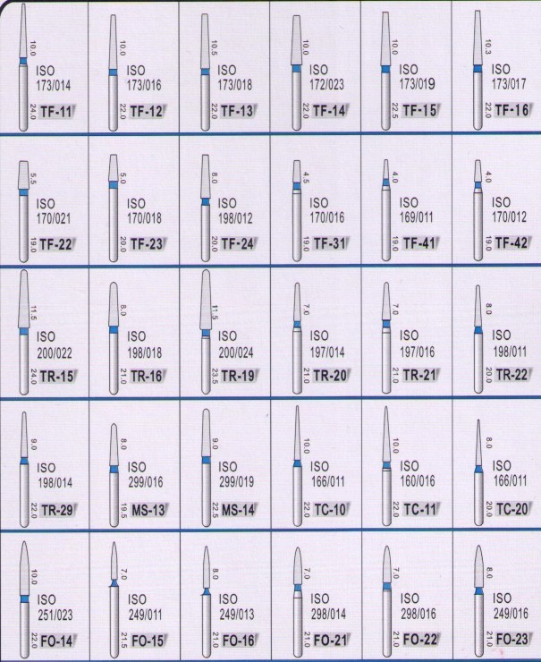 Dental Diamond Burs for dental