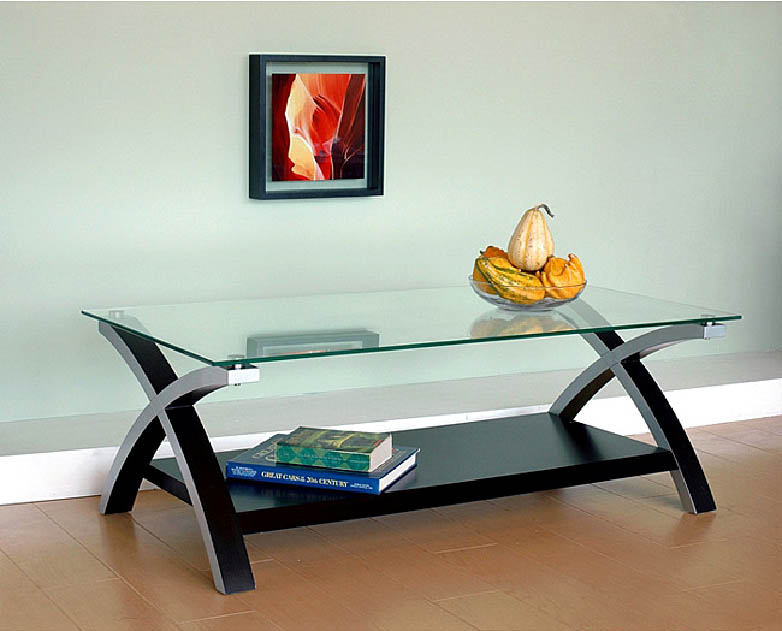 wooden coffee table