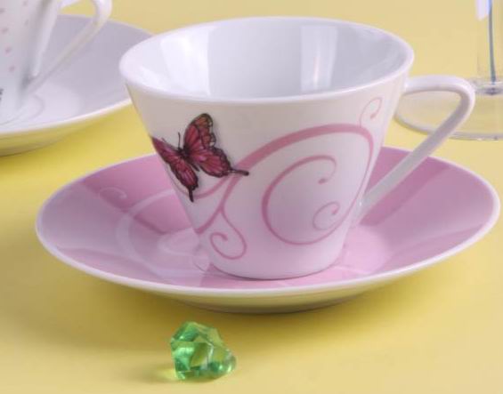 Ceramic Cup and Saucer