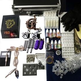 Tattoo Kits With 3 Tattoo Guns Completed Tattoo Kit