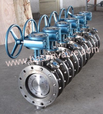 Metal seated butterfly valve