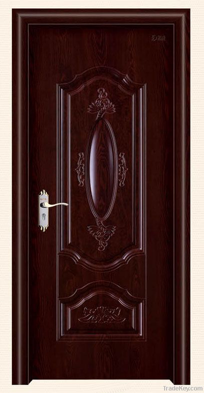 solid oak door, interior hardwood doors, engraved doors SMM-T219