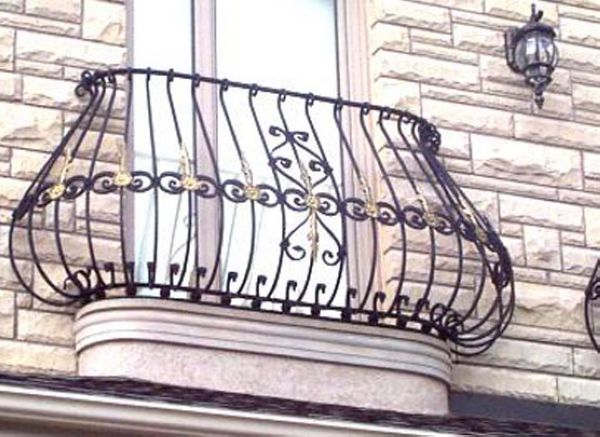 Wrought iron railing