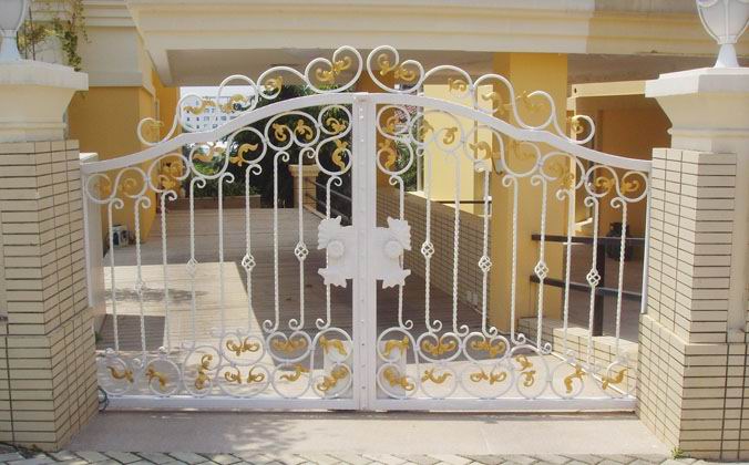 wrought iron gate