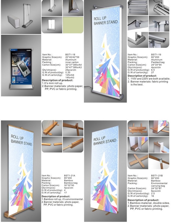 Roll Up Banner Stands