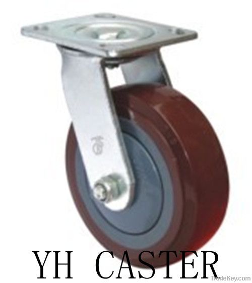 heavy duty pu caster