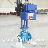 Electric motorized control/globe valve with electric actuator (single-