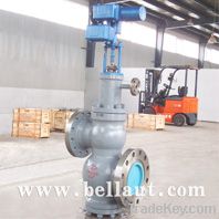 Electric motorized control/globe valve with electric actuator (single-