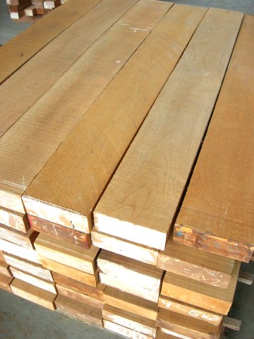 Burmese teak sawn timber