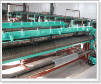 Hexagonal wire mesh machine