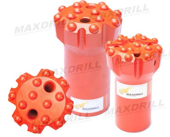 Maxdrill thread button bits