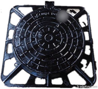 EN124 ductile iron or cast iron  manhole covers