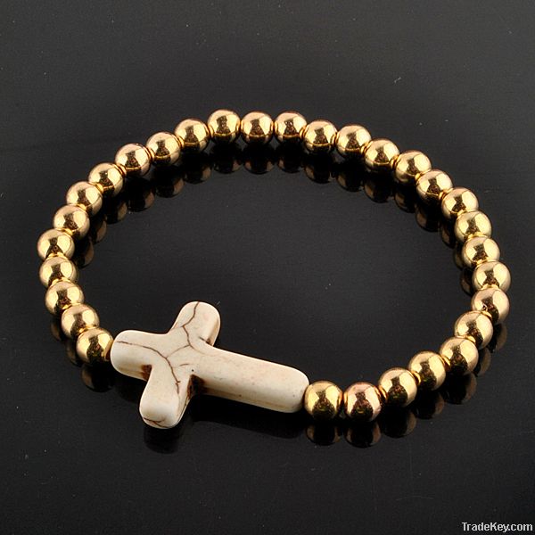 cross side  bracelet