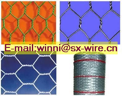 PVC Coated Hexagonal Wire Netting