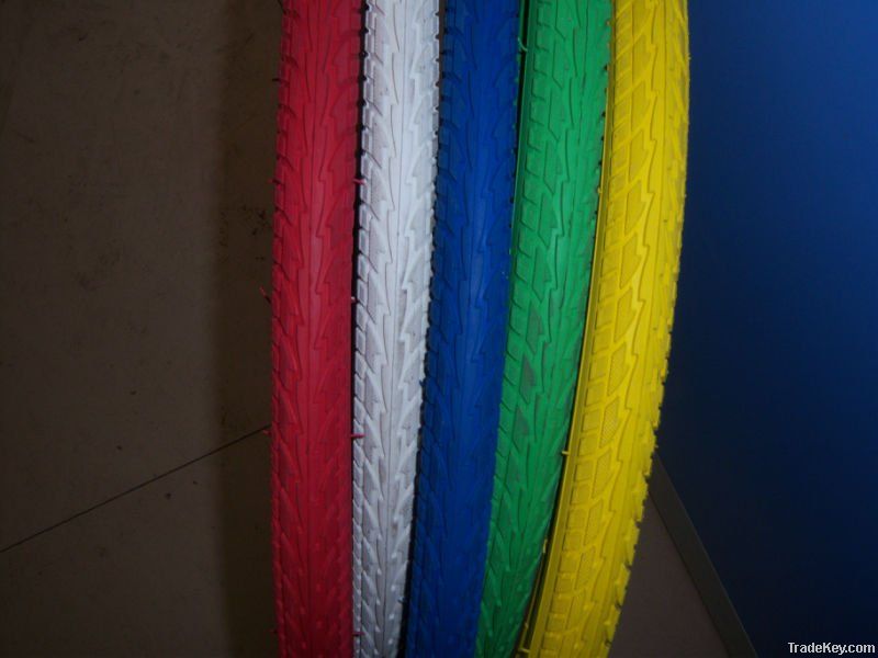 color bicycle tyre manufacturer from China