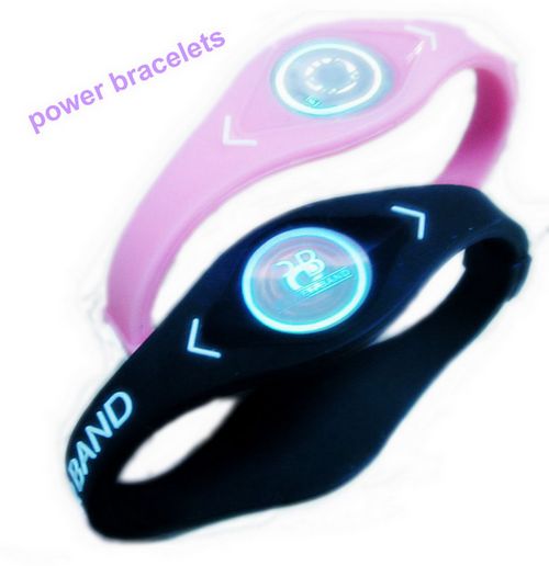 Fashionable silicone power bands