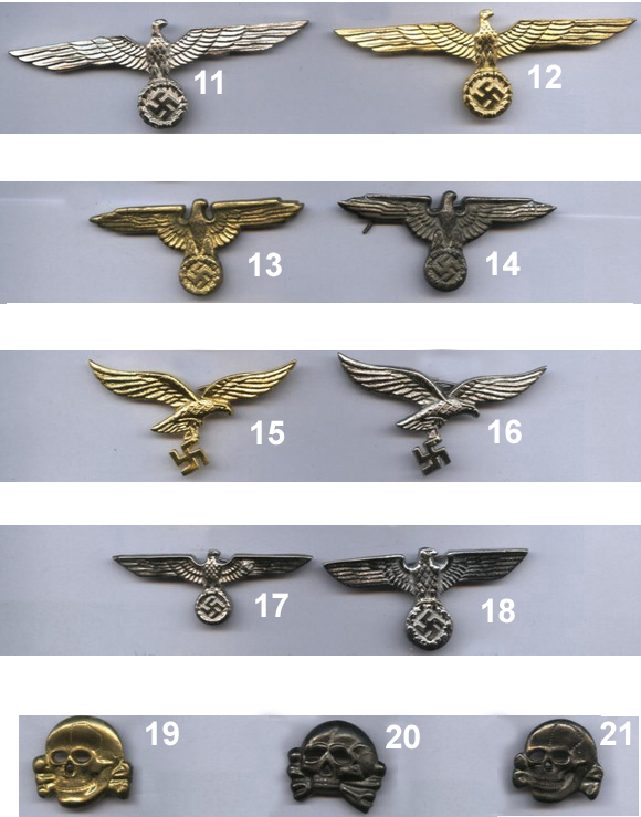 German metal insignia