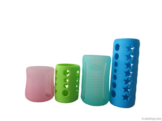 best sale silicone baby bottle sleeves