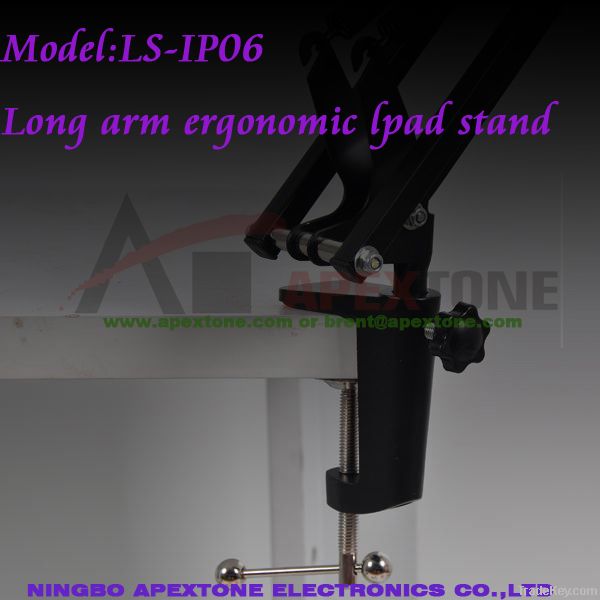 Long arm ergonomic Ipad stand