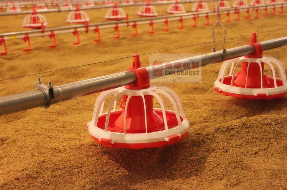pan feeder for broiler feeding equipment