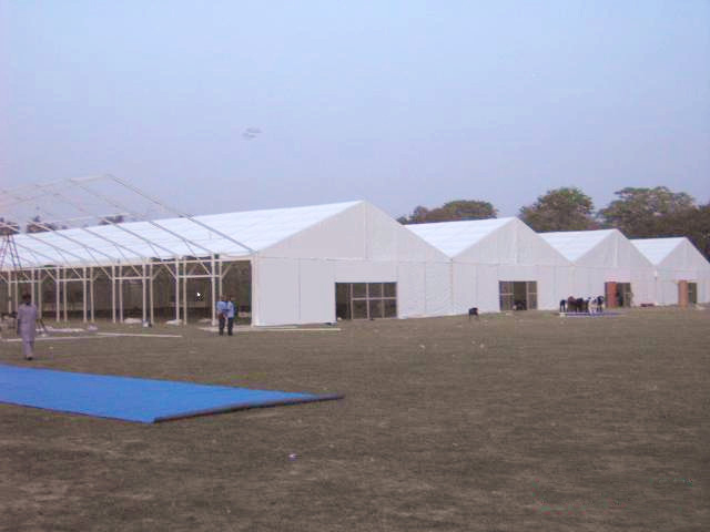 Warehouse storage tent