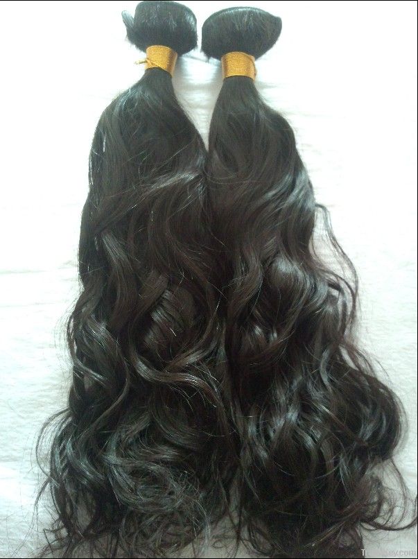 super quality 6a raw virgin peruvian hair weft extensions