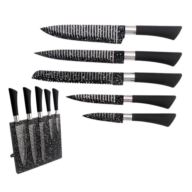 Grooving blade knife set