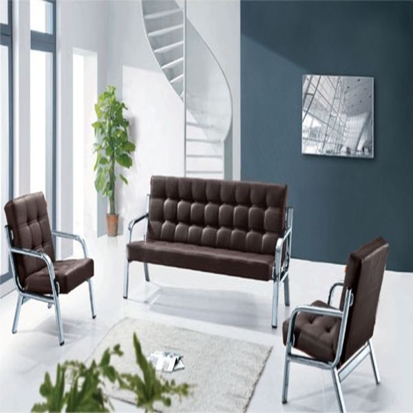 2014 new design black PU leisure office sofa