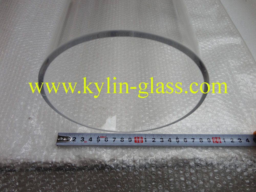 large diameter glass tube