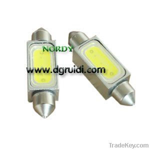 Led Festoon Bulb 1.5W cob high power 39mm  license plate light